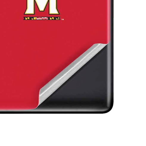 University of Maryland Collegiate Text Red Pixel Skins